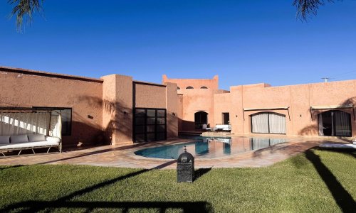 Villa meublée 3 chambres avec piscine  - Route Ouarzazate - Marrakech
